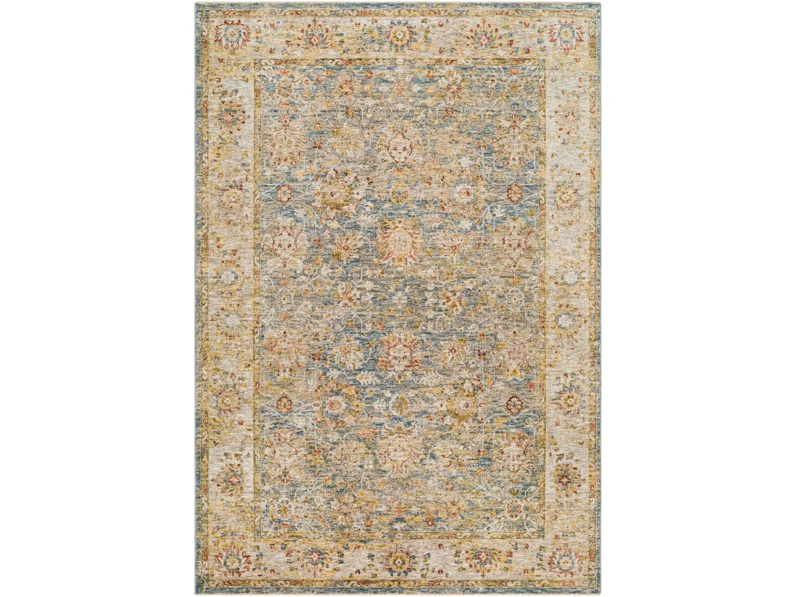 Mona Lisa MNI2314-67RD 6 ft. 7 in. Round Area Rug, Multi Color
