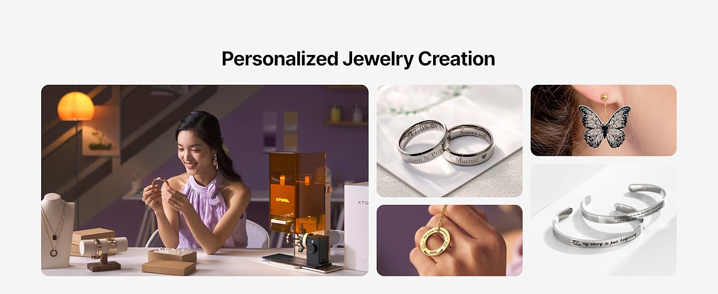 xTool F2 5W IR & 15W Diode Dual Laser Engraver, Built-in 50MP Camera, 6000mm/s Ultra Fast, 3D Embossing, Color Marking on Metal, On-Site & Small-Batch Ready, Portable Desktop Laser Engraving Machine