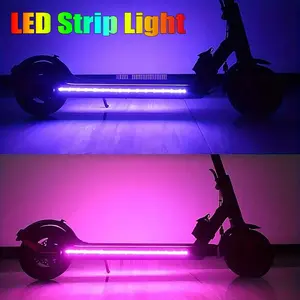 Electric Scooter LED Light Strip, Flexible Diode Waterproof Lamp Strap for Night Riding Safety, Christmas Gift for Safe Cycling