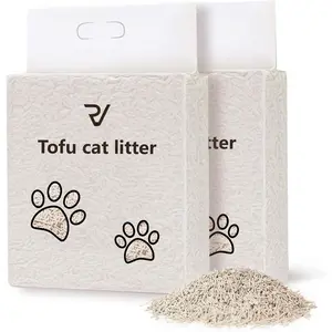 Tofu  Litter -  Clumping, Ultra Absorbent, Odor Control, Flushable, Low , Low Dust Tofu Litter Pellets 2 Packs/12LB ( Flavor)