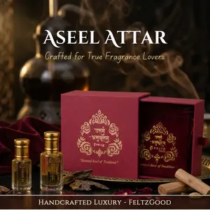 Aseel Attar Perfume Oil: Arabian Inspired, Alcohol-Free Vegan Fragrance