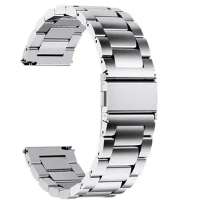 Stainless Steel Watch Band, Quick Release Link Watch Strap Bracelet Replacement Wristband for Men Women, Wearable Accessories for Samsung Galaxy Watch