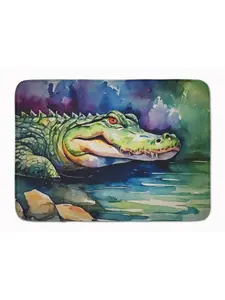 Carolines Treasures DAC2865RUG Alligator Memory Foam Kitchen Mat, 19x27 in. - Animal-Inspired, Art-Themed, Cozy, Cushioned Household Textile Rug, Animal-Inspired Kitchen Rugs, Art-Themed Kitchen Rugs