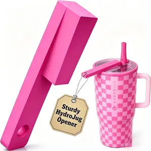 3 Pcs Hydro Sipzey Water Bottle Opener | Easy Open Tool for Stanley HydroJug Tumblers | Vibrant Colors Secure Grip |Home must have Gift for Women Men