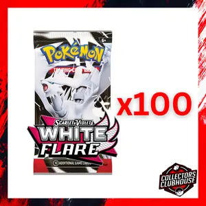 White Flare Booster Pack x100 (Pokemon TCG)