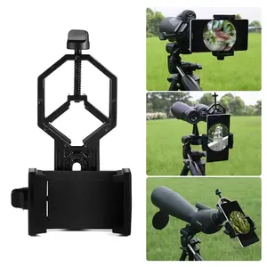Cell Phone Adapter Clip Mount Binocular Monocular Spotting Scope Telescope Phone Holder Support Eyepiece Universal