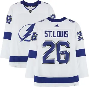 Martin St. Louis Tampa Bay Lightning Autographed White Adidas Jersey - Fanatics Authentic Certified
