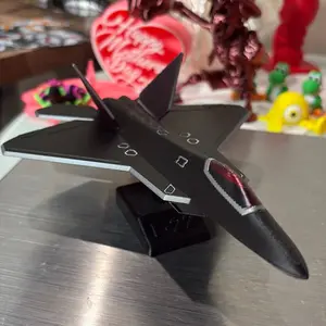 3D Airplane F-22 Model Toy for Kids and Adults