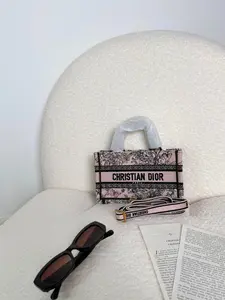 Pre-owned Dior tote bag with floral pattern, mini size, 2025 model 16