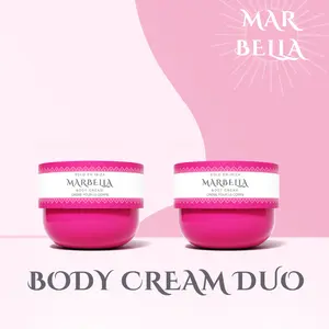 Solo En Ibiza Marbella Body Cream 2 Pcs 8oz Pitaya Lychee Jasmine Vanilla Scent Lightweight Fast Absorbing Vegan Cruelty Free Daily Moisturizing Long Lasting Fragrance
