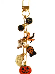 Spooky Cute Halloween Charm Chain for Kindle, Nook, Kobo, E-reader, Tablet, Handbag, Planner | Cute Accessories | Clip-On Accessories