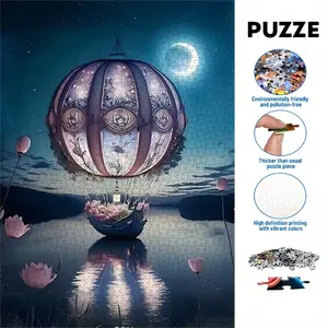Large Paper Puzzle DIY Kit, Durable Seamless Design, Perfect Gift for Birthdays & Holidays, Ideal for Home Decor & Interactive Games