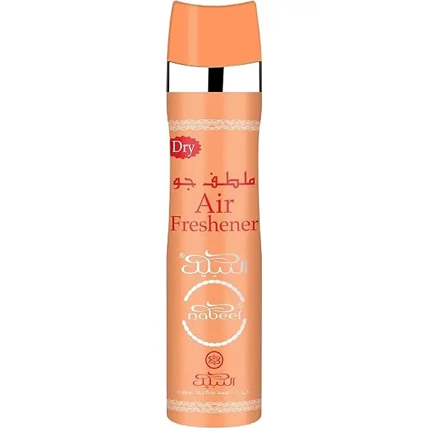 Nabeel Orange Air Freshener - Heritage Collection, 10 oz (300ML), Multi-Purpose Oriental Fragrance with Cardamom, Lily of Valley, Sage & Sandalwood - Home Fragrance Supply
