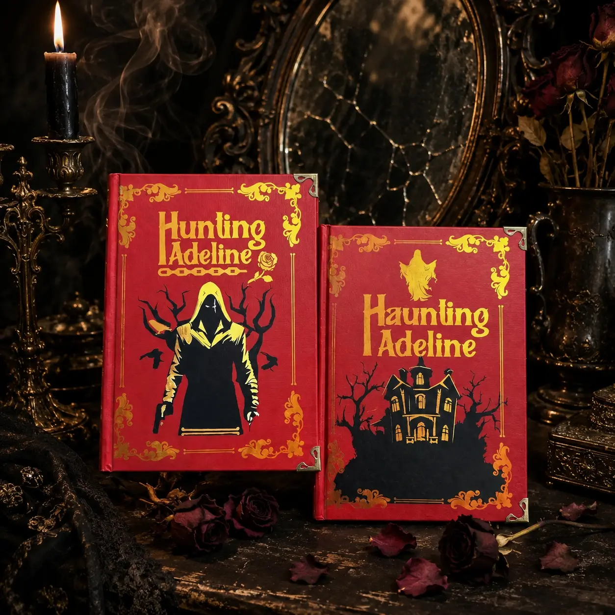 Haunting Adeline Book 2 Hardcover Novel by H.D. Carlton - Dark Romance, Psychological Thriller, Gothic Decorative Cover