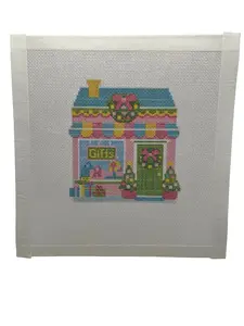 Lizzy Claire's Happy Neighborhood Gift Shop Needlepoint Canvas