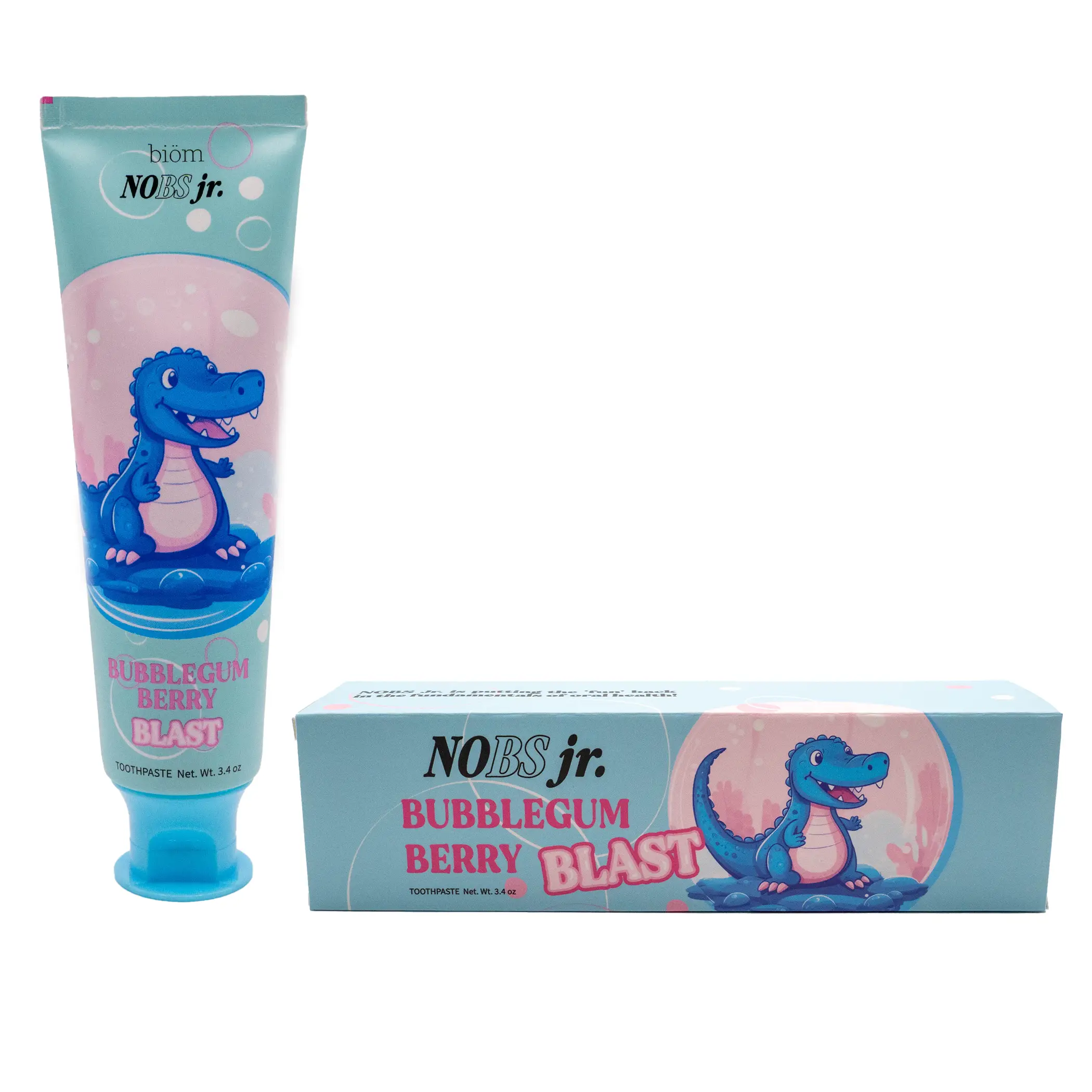 NOBS Jr Kid's Toothpaste – Fluoride Free, Remineralizing - Dentist Formulated -...