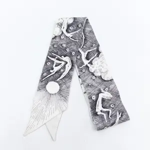 Pre-owned Dior Mulberry Bag Accessories Black Scarf T10383570