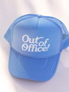 Out of Office Trucker Hat, Girl Boss, Mom Hats, Gifts for Her, Vacation Hat, Vacay Hat, Bachelorette, Traveling, Travel