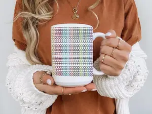 Hidden Message Mug Funny Sarcastic Coffee Cup WTF Gift for Work Bestie, Coworker, Boss, Friends, Unique Secret Swear Word Mug