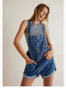 Coastal Denim Bib Overalls – Romper