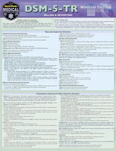 DSM-5-TR Medical Coding: a QuickStudy Laminated Reference Guide