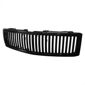 2007-2013 Chevrolet Silverado 1500 Glossy Black ABS Vertical Grille