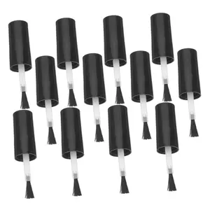 20Pcs Replacement Nail Polish Bottle Caps with Brush for Gel Nail Polish Essential Salon Supplies for Art and Manicure