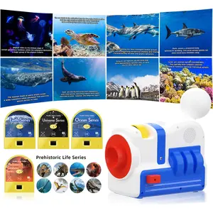 Story Projection Machine Early Education Puzzle Development Story Cards  Projector Torch Baby Toy Children Enlightenment Visual Learning Tools