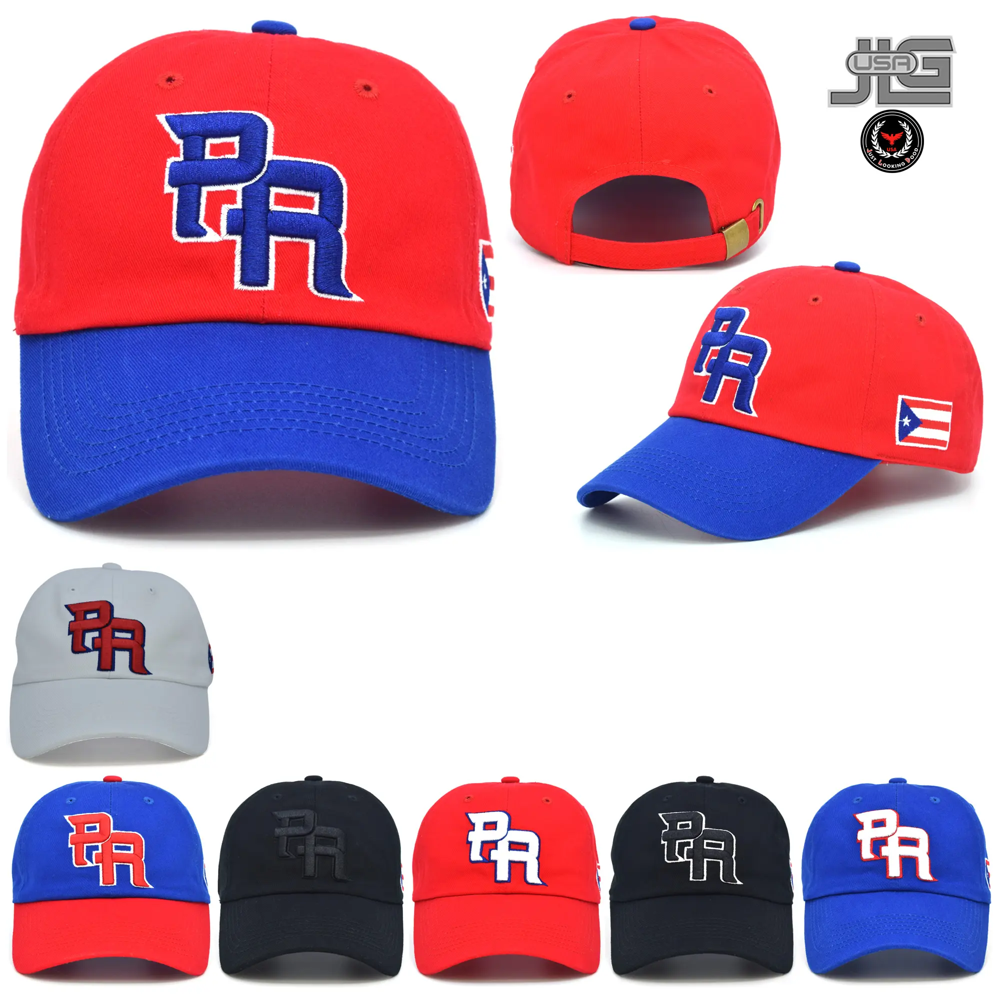 PUERTO RICO Dad Hat FS JLGUSA Cotton PR hat Embroidery Baseball Cap