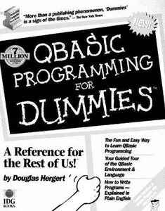 USED Book - QBasic Programming for Dummies by Douglas Hergert (Paperback) - english