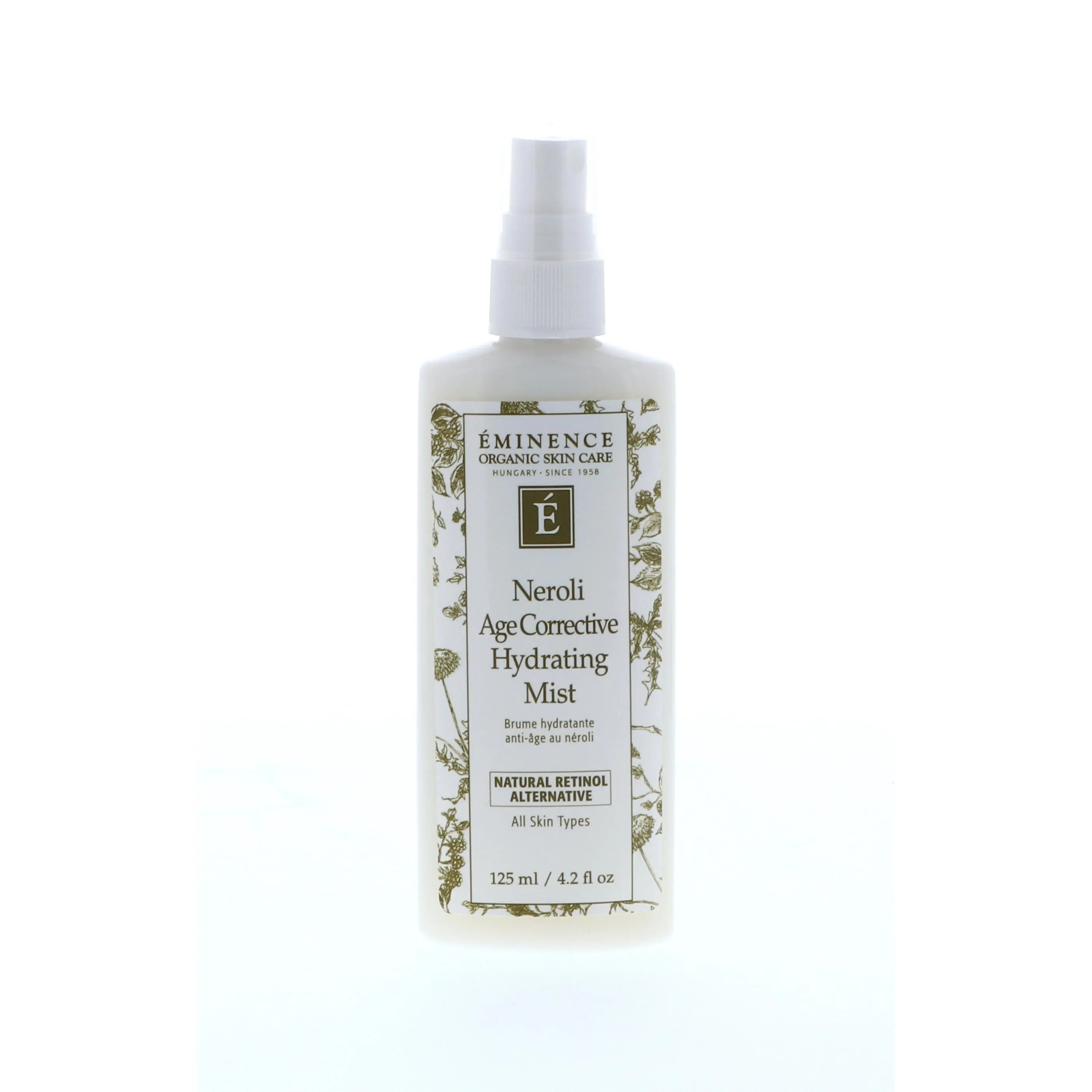 Eminence Neroli Age Corrective Hydrating Mist with Retinol - Lightweight, Oil-Free Moisturizer for All Skin Types, 4.2 oz (Hydrates Dry, Tired Skin), Hydrate, Moisturizing