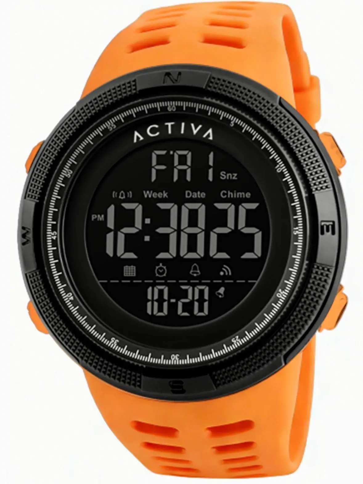 Activa X Invicta Digital Men's Watch - 50mm Orange #64#62#59#47#138#100#