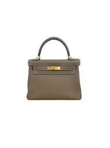 Pre-owned HERMÈS leather Shoulder Bags Kelly Retourne 28