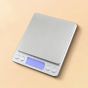 Compact Digital Kitchen Scale, Precise Stainless Steel Electronic Scales, Rechargeable 304 Stainless Steel, Ideal for Baking & Cooking