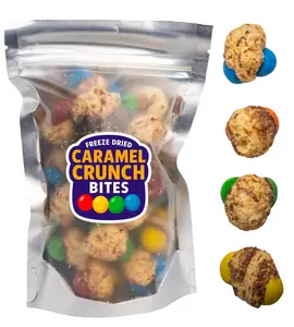 Freeze Dried Caramel Crunch Bites - (2oz - Large Bag) - Fast Shipping