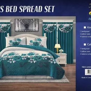 7 pcs bed spread