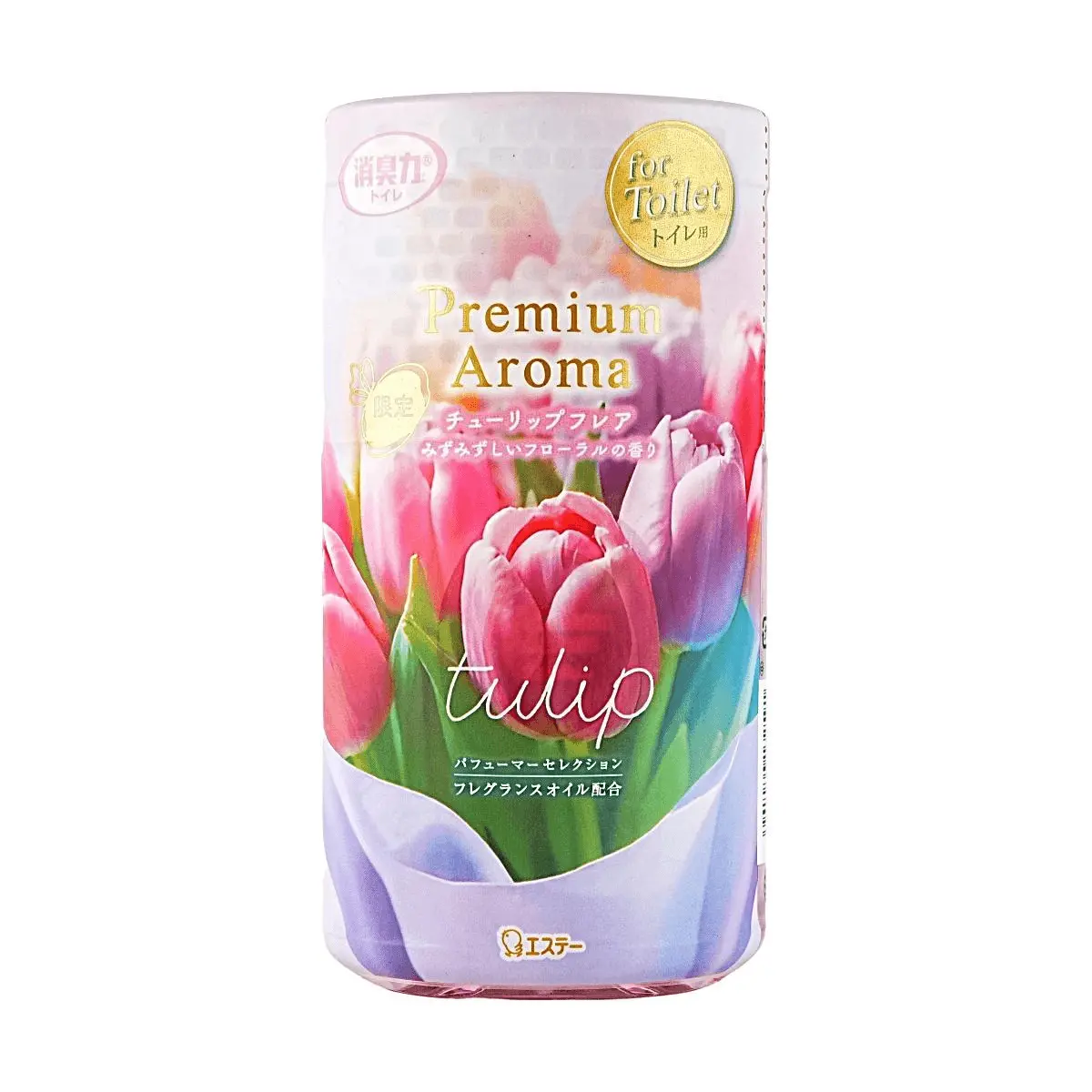 ST Japan Chick Brand Premium Scented Fragrance Air Freshener for Bathroom, Tulip Bloom Scent, 400ml, Single Unit