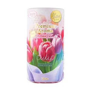 ST Japan Chick Brand Premium Aroma Air Freshener for Bathroom, Tulip Bloom Scent, 400ml