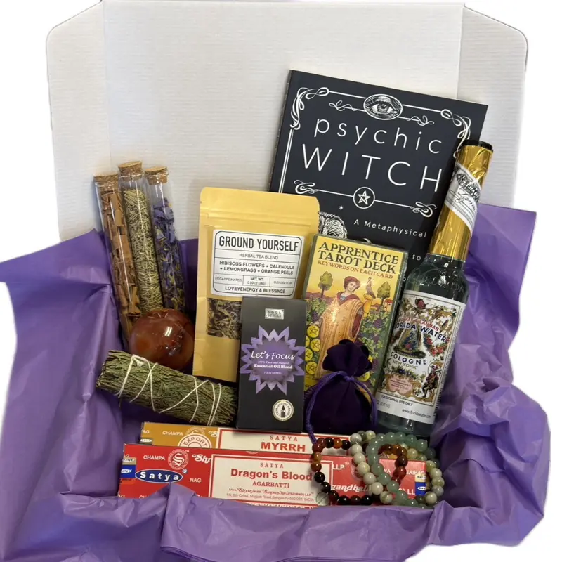 Intuitively Packed Mystery Box (Includes Crystals, Herbs, and Spiritual Tools)