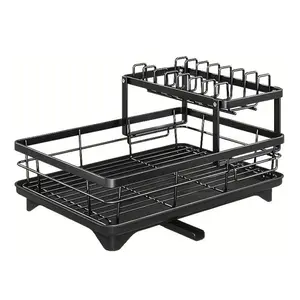 Household bowl rack, draining rack, small bowl cabinet, kitchen storage rack, Dish Drying Organiser