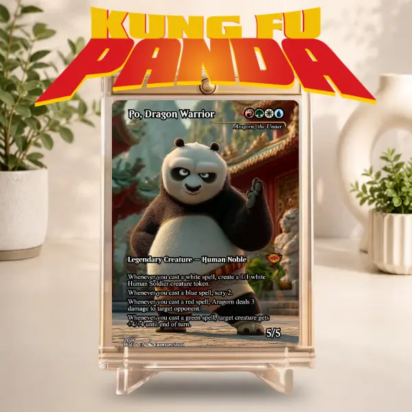 Panda Warrior Anime Custom Card Proxy EDH Deck – Full 100 Cards + Tokens