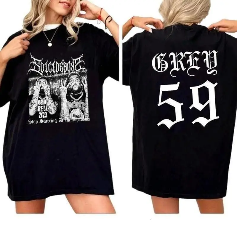 Vintage Grey 59 $UlClDEBOYS Shirt, Grey Tour G59 2025 Tee, Rap Music Shirt, Gift For Rap Fan - Unisex Rapper Clothing