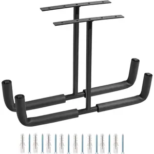Heavy Duty Ceiling Garage Hooks, Overhead Garage Storage Rack, Wall Mounted Utility Hanger for Wood, Tools, Bicycle, Fishing Rod