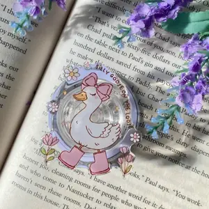 MagSafe Magnetic Phone Kindle E Reader Grip Coquette Silly Goose Reading Bookish Book