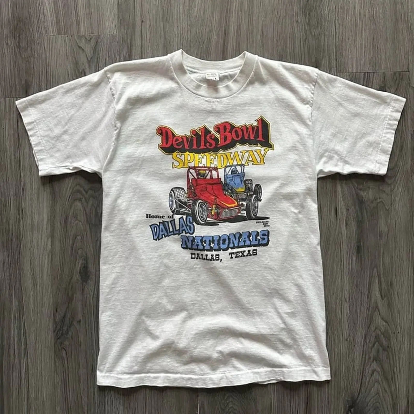 Vintage 1978 Devil’s Bowl Speedway Dallas Nationals T-Shirt