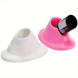 1pc Soft Rubber Nail Polish Bottle Holders: Durable And Non-Slip Nail Art Design for Easy Use And Maintenance