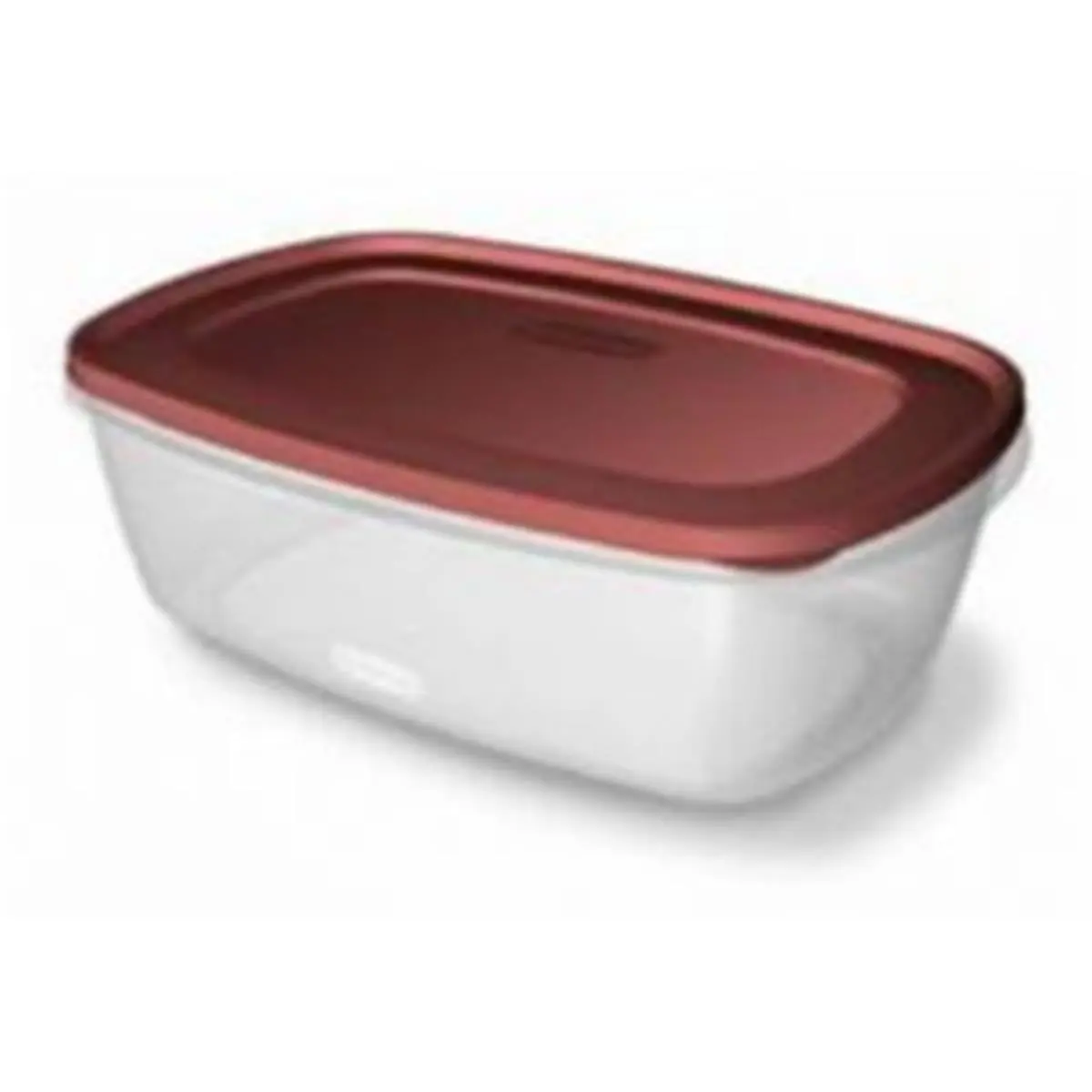 Rubbermaid 2.5gal (40-Cup) Plastic Rectangle Food Storage Container with Easy-Find Lid - Reusable Microwave-Safe Pet Feeding Solution, Snap-to-Bottom Design