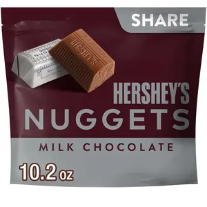 HERSHEY'S NUGGETS Milk Chocolate Candy Share, 10.2 Oz