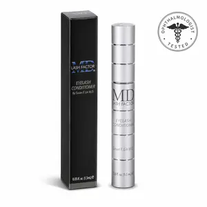 MD Lash Factor Eyelash Conditioner, 6-Week Supply Peptides-Rich Organic Serum, Gentle Formula for Fuller Lashes, All Skin Types, Safe for Contact Lens Wearers, Eye Lash Caring, Single Item