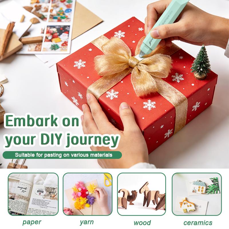 Glue tape roller Scrapbooking Double Sided Tape Roller, 4-Pack Craft Adhesive Glue Runner - Multipurpose Journaling Supplies for Scrapbooking, Gift Wrapping, Photo Mounting, School Office & Crafts, back to school